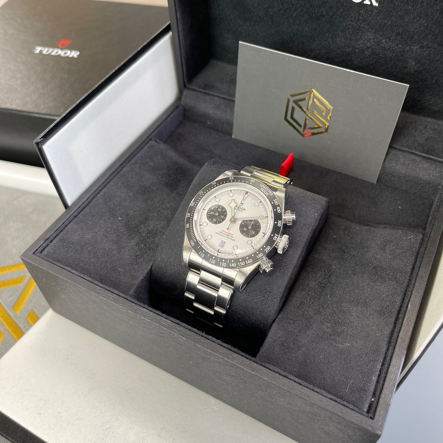 Tudor Black Bay Chronograph 'Panda' White Dial M79360N-0002 Watch - SwissTimepieces