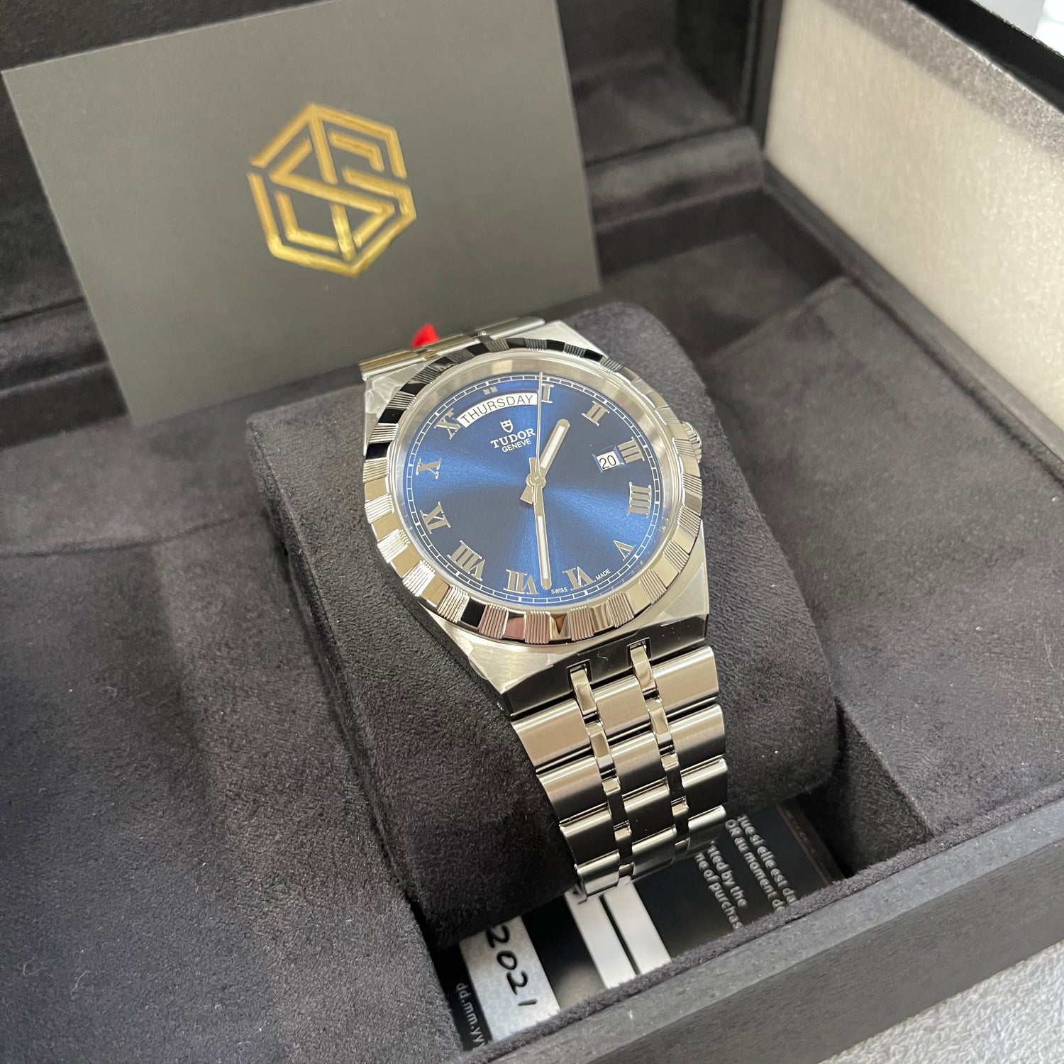 Tudor Royal Blue Dial 41mm Day & Date M28600-0005 Brand New Watch