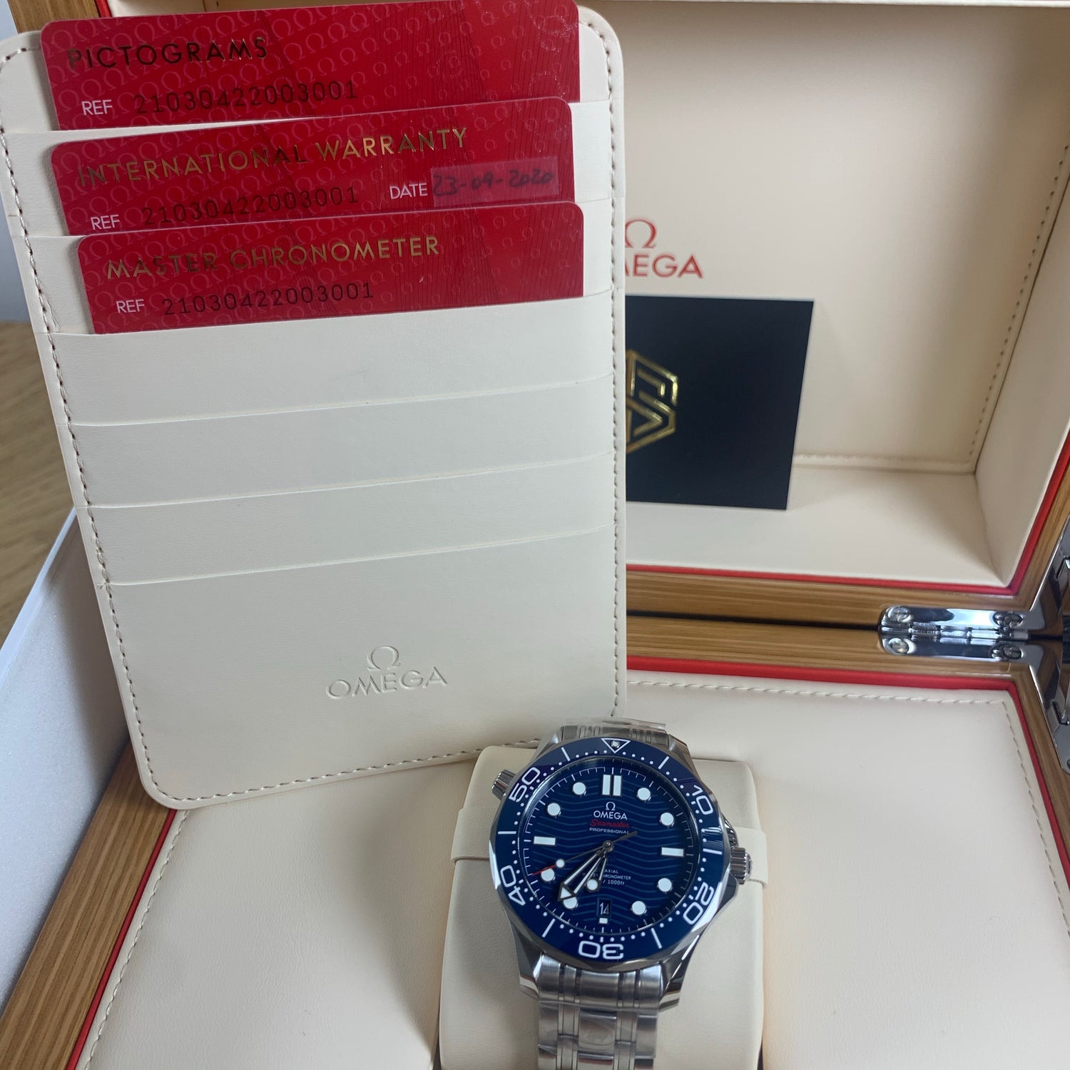 OMEGA SEAMASTER DIVER 300M CO‑AXIAL MASTER CHRONOMETER 42 MM WATCH - 210.30.42.20.03.001