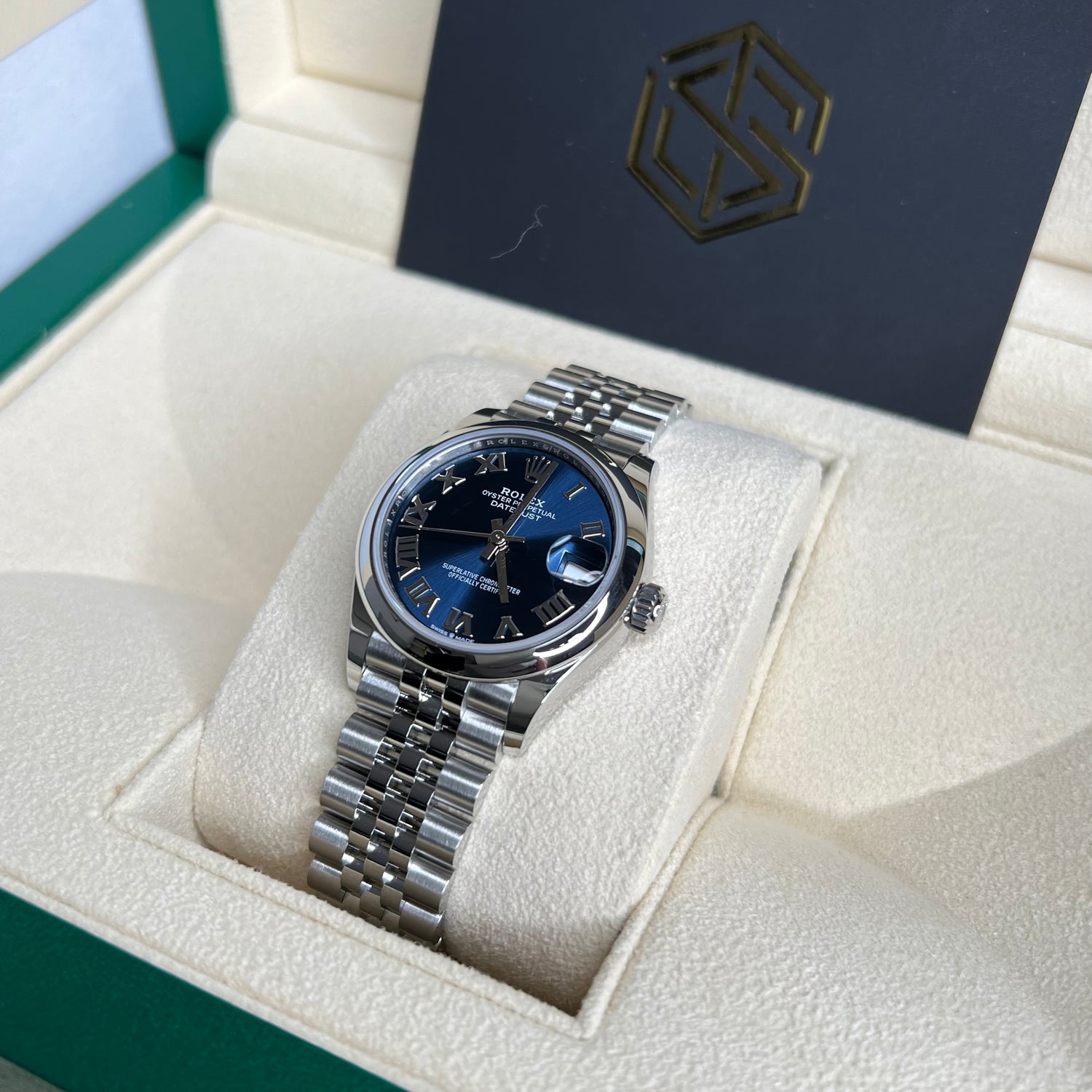 Rolex Ladies Datejust 31mm 278240 Blue Dial Jubilee 2022 Watch