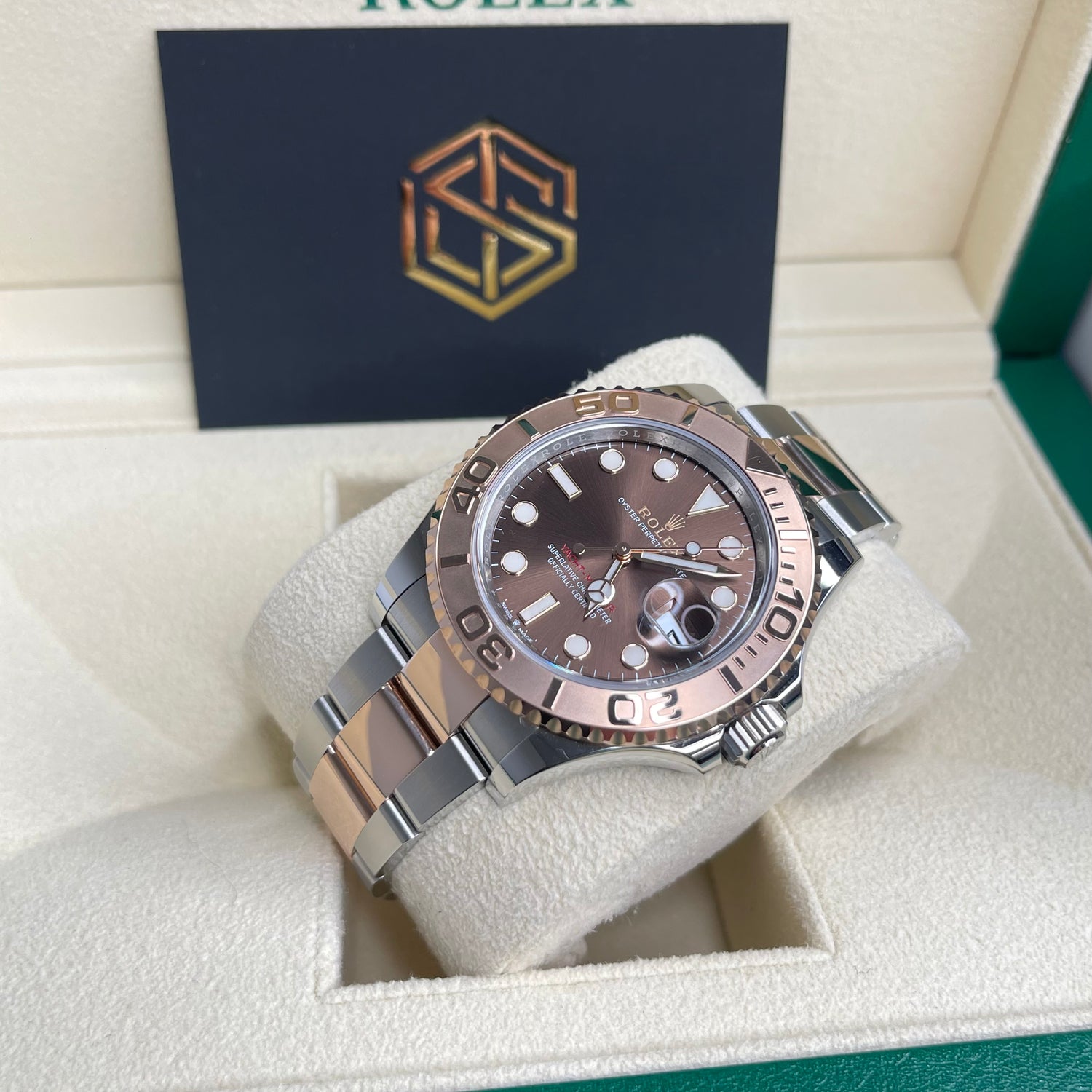 Rolex Yacht-Master 40 126621 Chocolate Dial Everose 2022 Unworn Full S ...