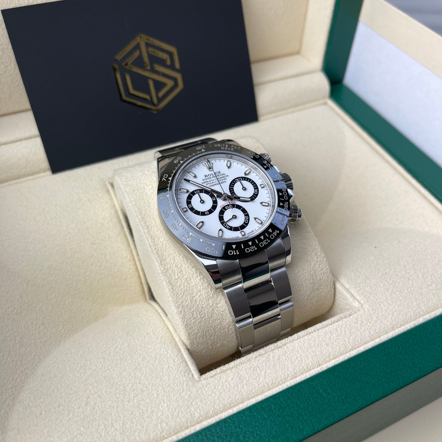 Rolex Cosmograph Daytona Ceramic White 'Panda' Dial 116500LN 2021 Full Set Watch
