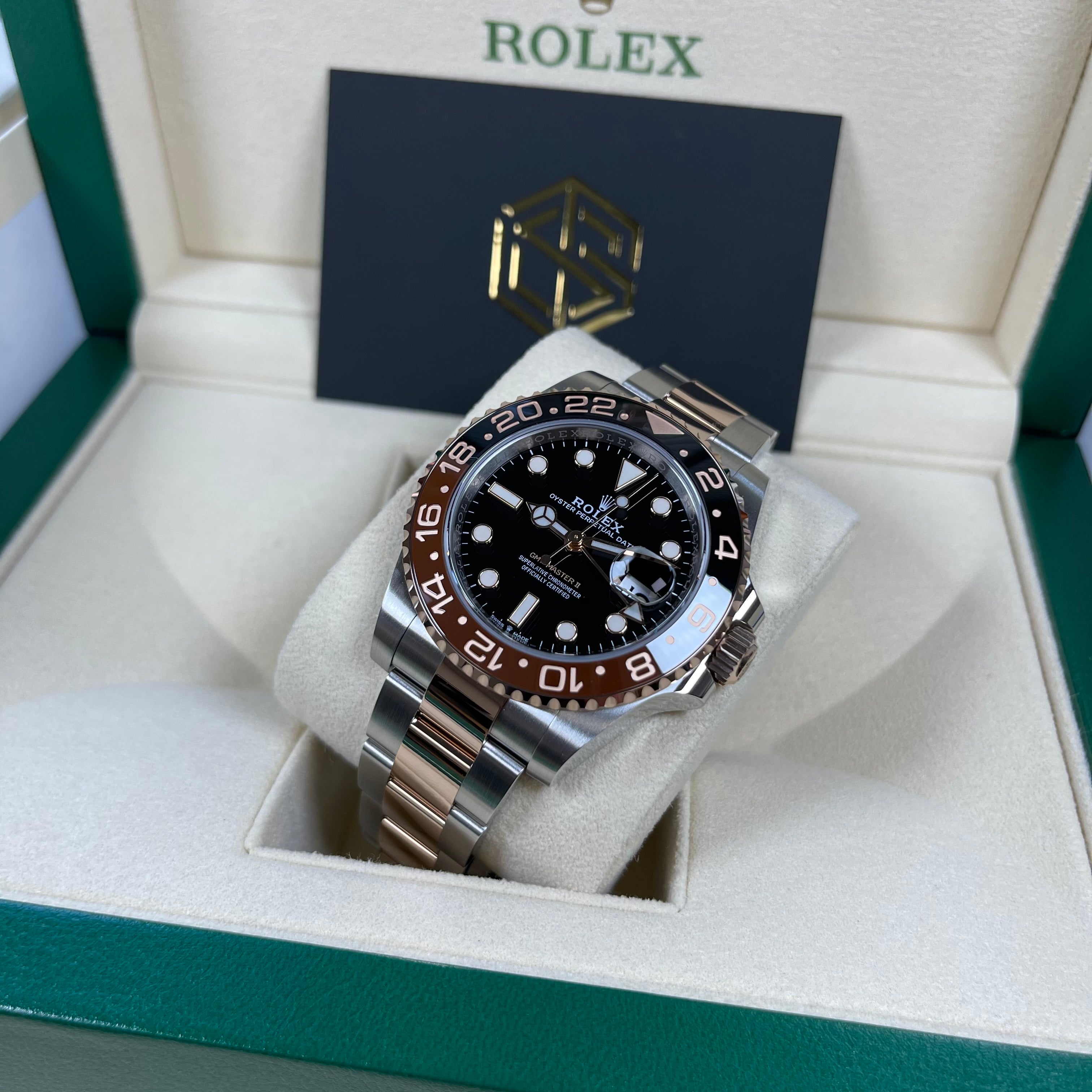 Rolex GMT Master II 126711CHNR Root Beer July 2021 Brand New Watch