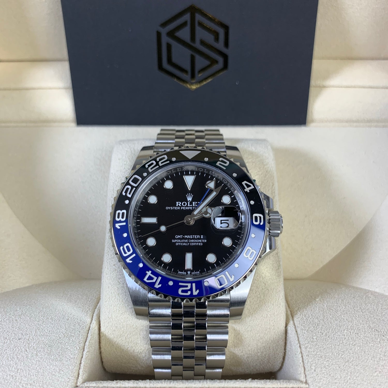 Rolex GMT-Master II 126710BLNR Batman Jubilee 2020 Mint Condition Watch