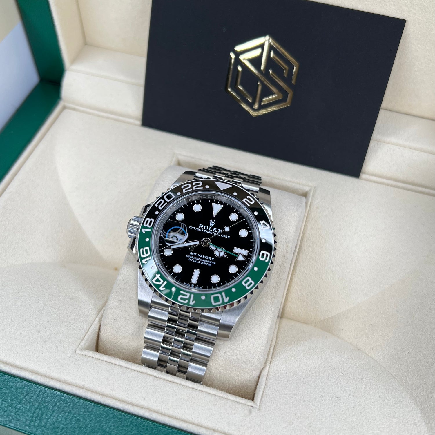 Rolex 126720VTNR GMT-Master II 'Sprite' Jubilee Bracelet 2023 Unworn Watch - SwissTimepieces