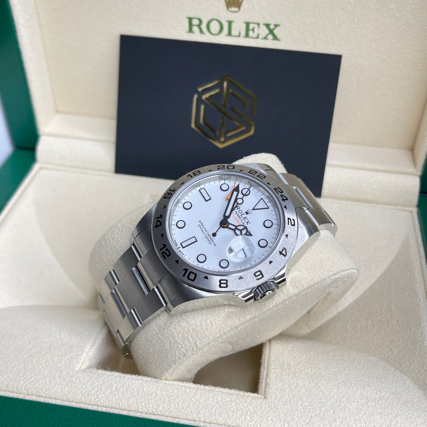 Rolex Explorer II 226570 White Dial 2022 Unworn Full Set Watch