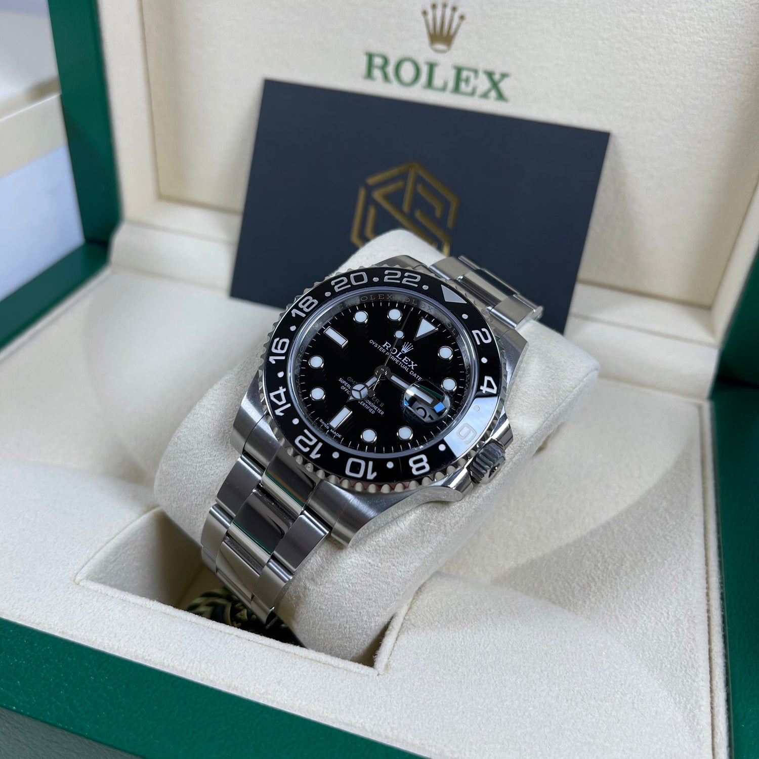 Rolex GMT-Master II 116710LN Black Dial 2020 Unworn Full Set Watch