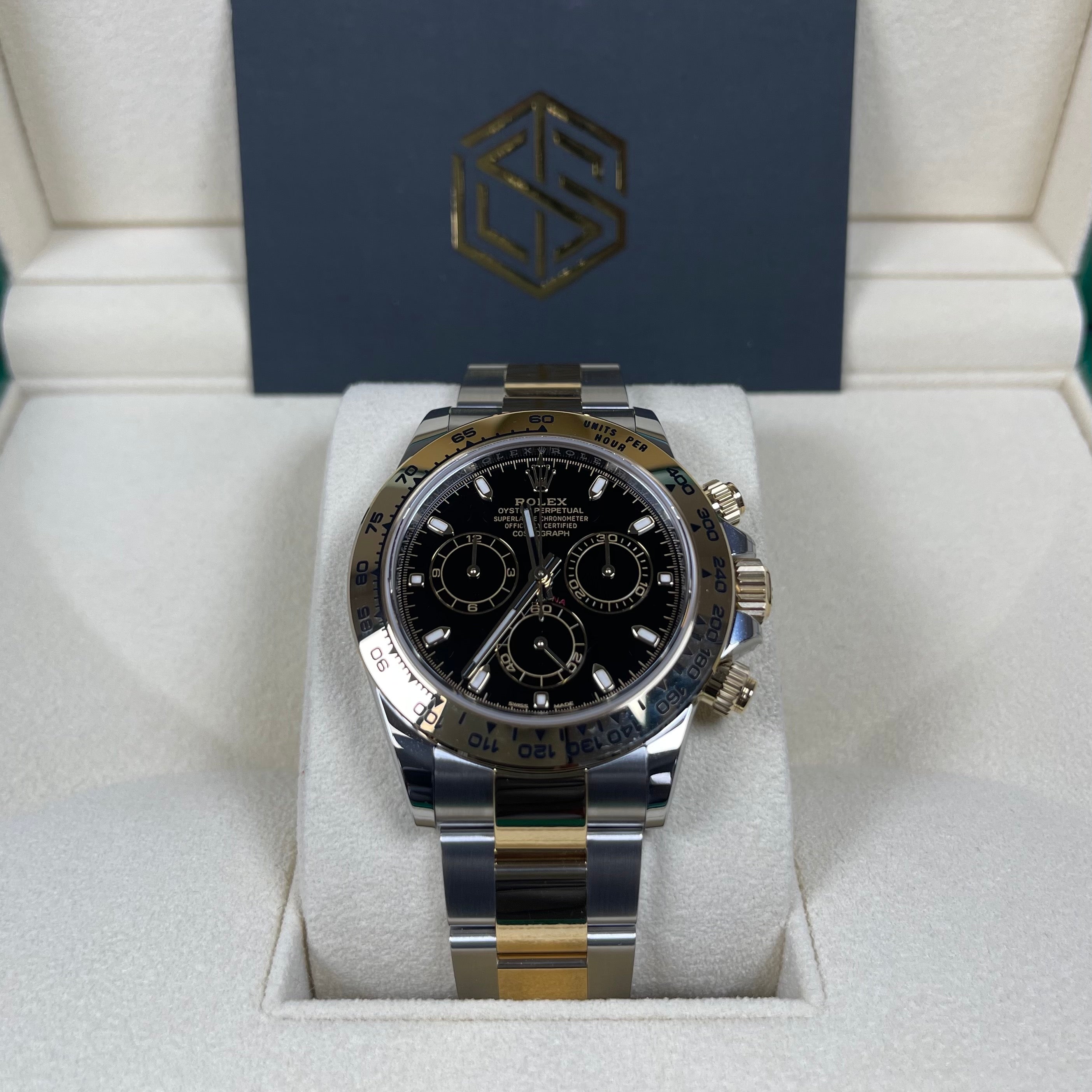 Rolex daytona bi outlet metal black face