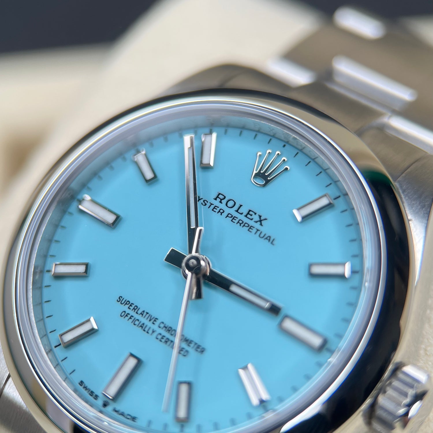 Rolex 277200 Oyster Perpetual 31 'Tiffany' Dial 2021 Full Set Watch ...