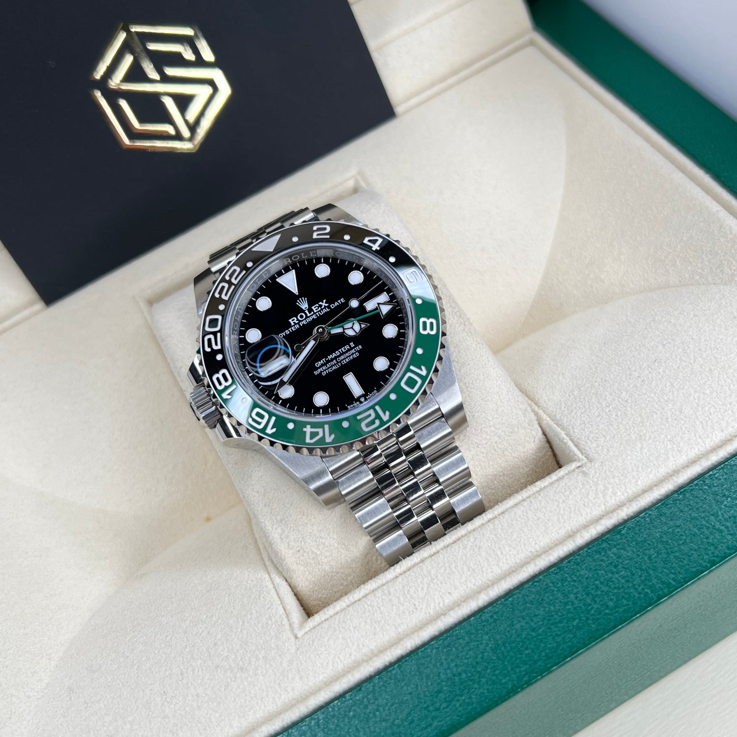 Rolex 126720VTNR GMT-Master II 'Sprite' Jubilee Bracelet 2023 Unworn Watch - SwissTimepieces