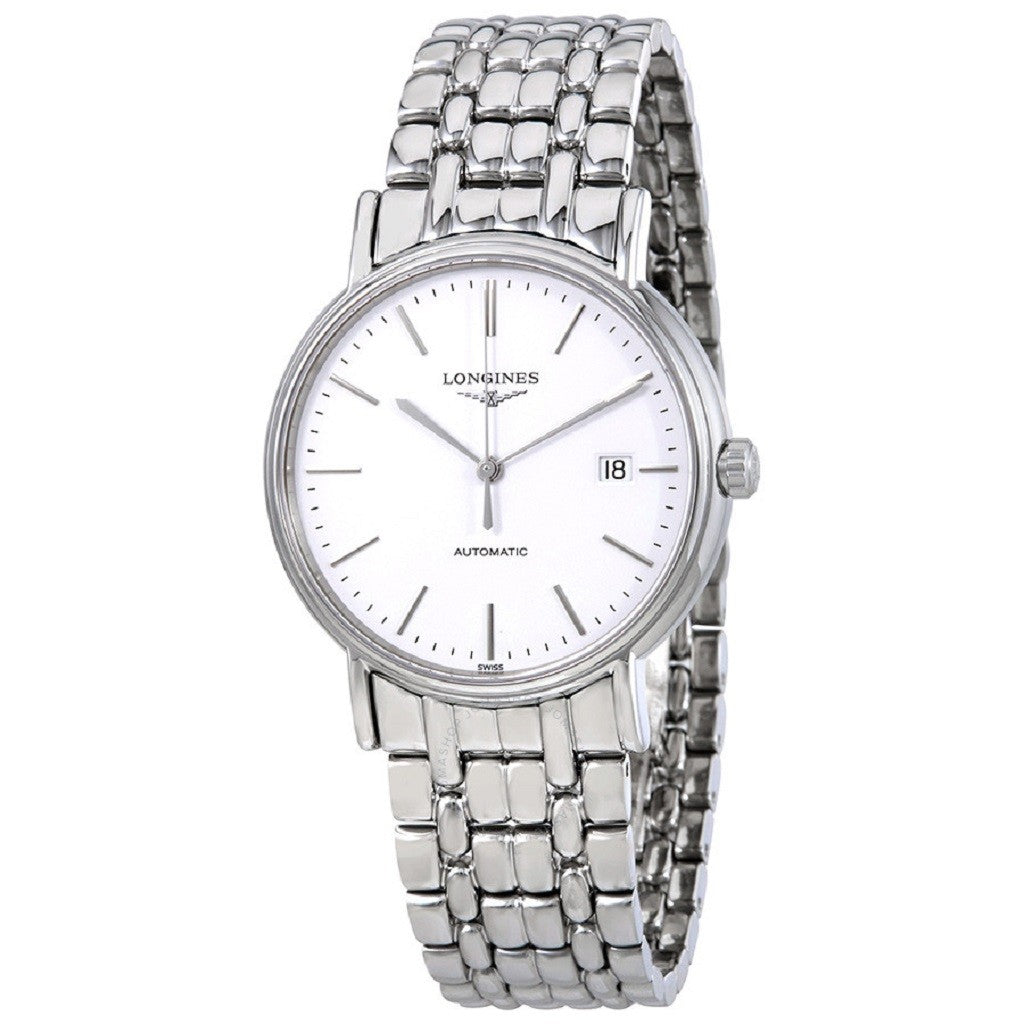 Longines Presence Automatic White Dial Mens Watch L49214116