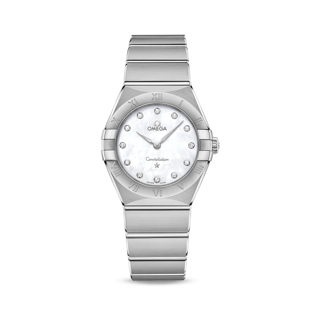 Omega Constellation Manhattan Quartz 28mm Diamond Watch - 131.10.28.60.55.001
