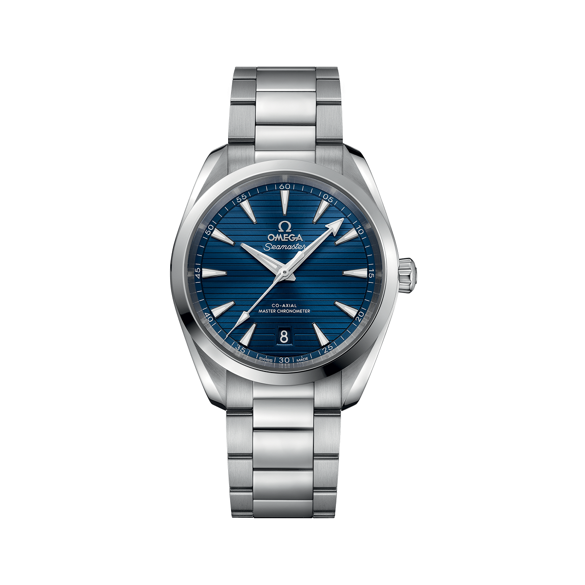 Omega Seamaster Aqua Terra Men's Stainless Steel Blue Watch - 220.10.38.20.03.001