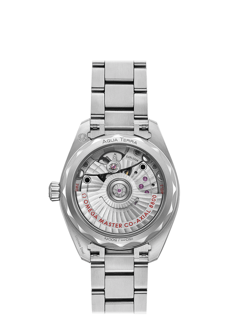 Omega Aqua Terra Co-Axial Master Chronometer Ladies Metal Strap Watch 34mm 220.10.34.20.02.002