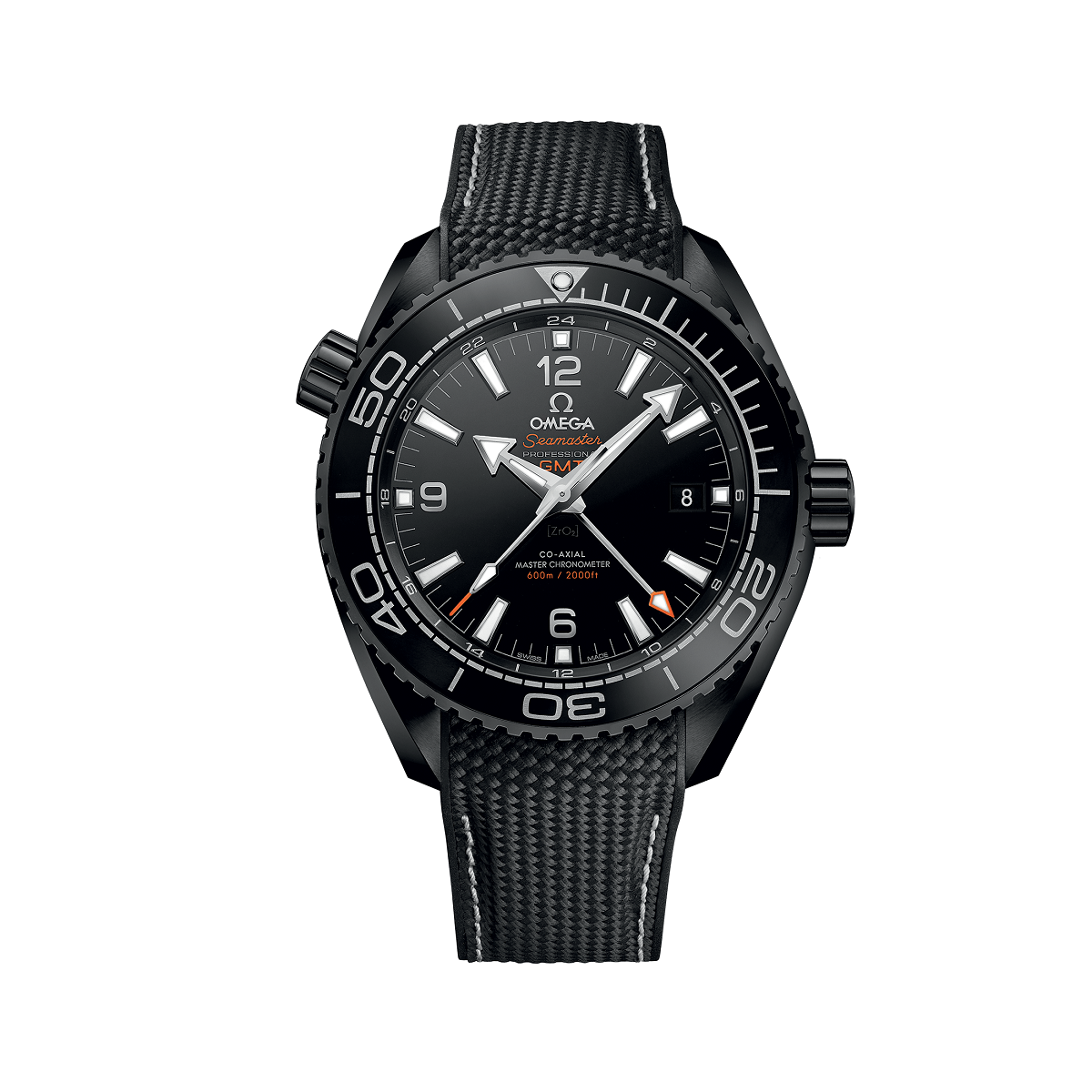 Omega Planet Ocean Master Co-axial Mens Rubber Strap Watch 45.5mm - 215.92.46.22.01.001