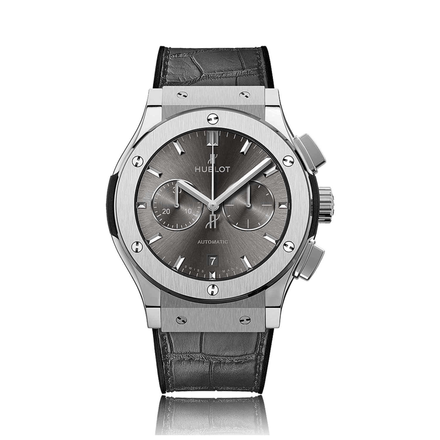 HUBLOT Classic Fusion Automatic Titanium Grey Dial Unisex Watch 541.NX.7070.LR
