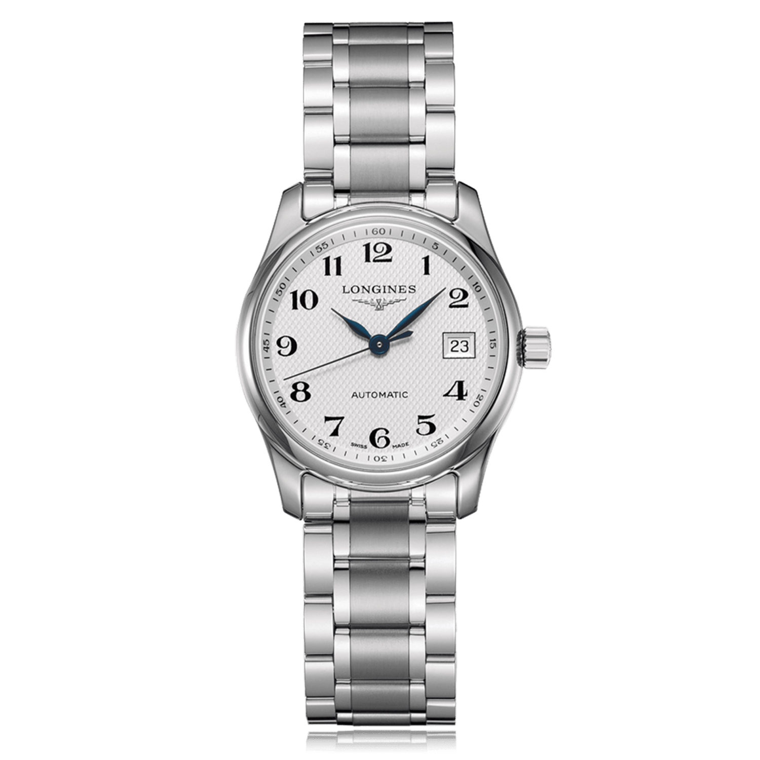 LONGINES Master Automatic Stainless Steel White Dial Ladies Watch L22574786