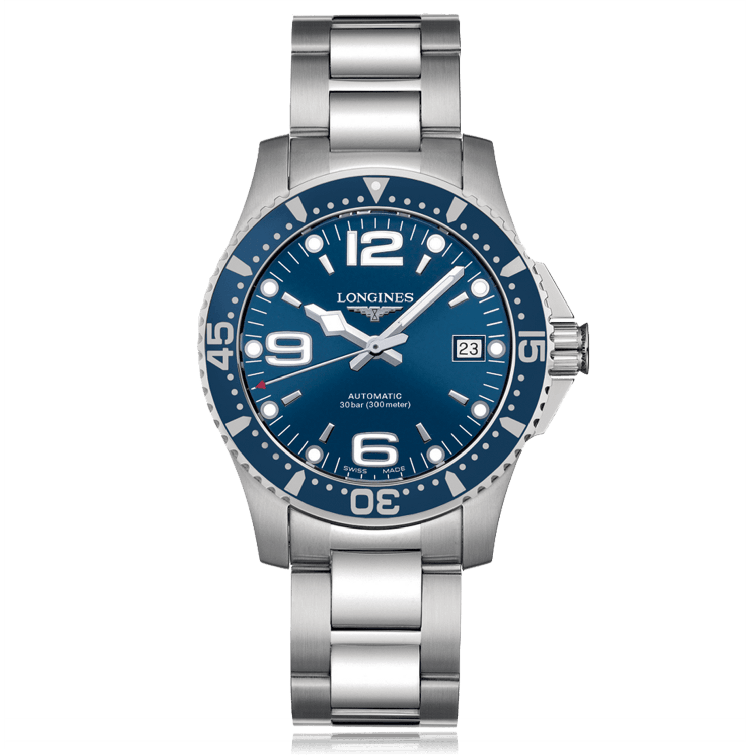 LONGINES HydroConquest Automatic Stainless Steel Blue Dial Mens Watch L37414966