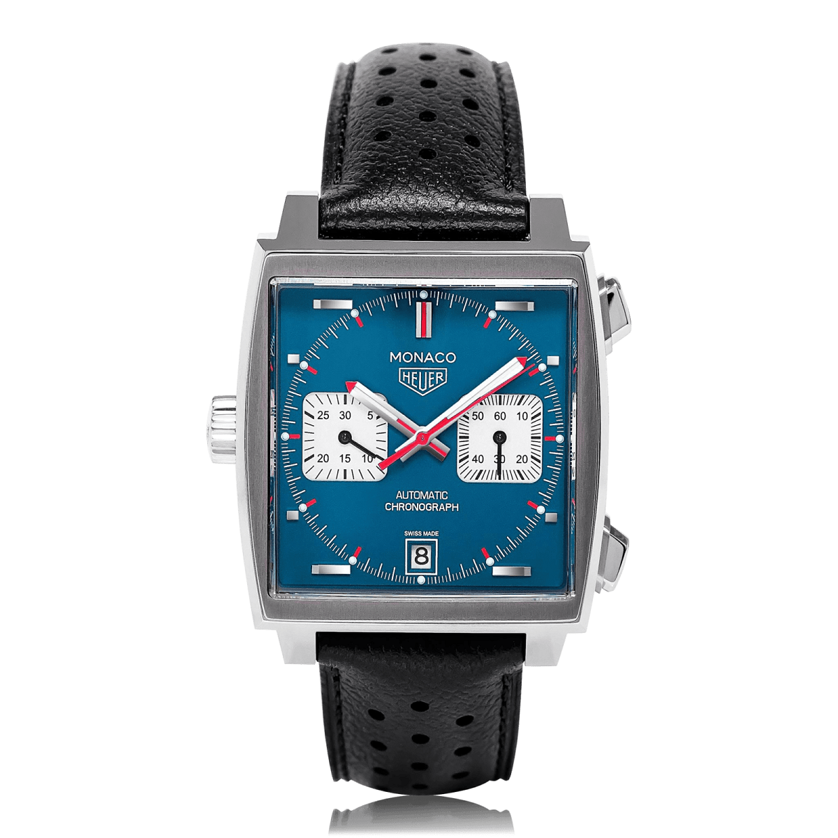 TAG HEUER Monaco Stainless Steel Blue Mens Watch CAW211P.FC6356
