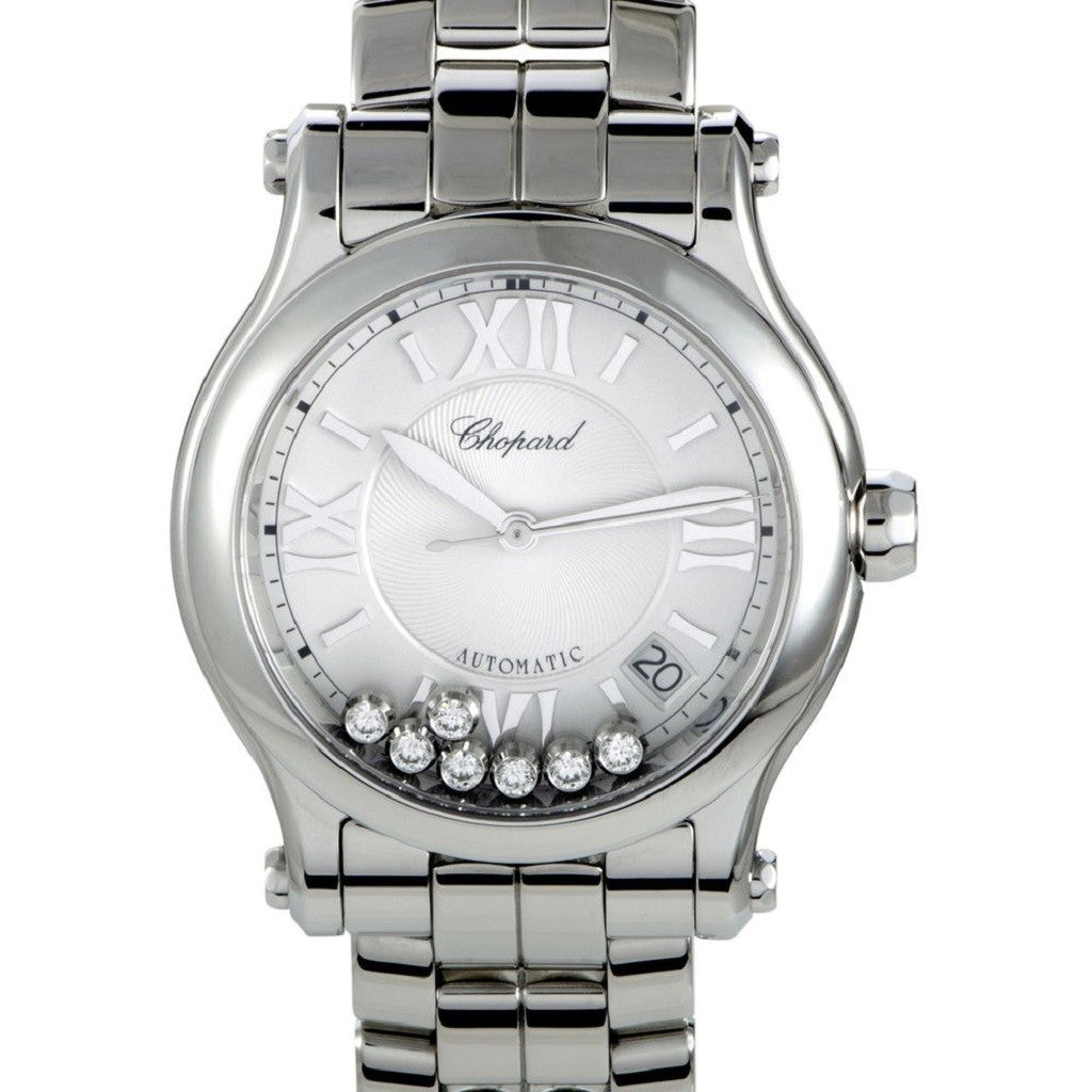 Chopard Happy Sport Ladies Stainless Steel Bracelet Watch 278559/3002
