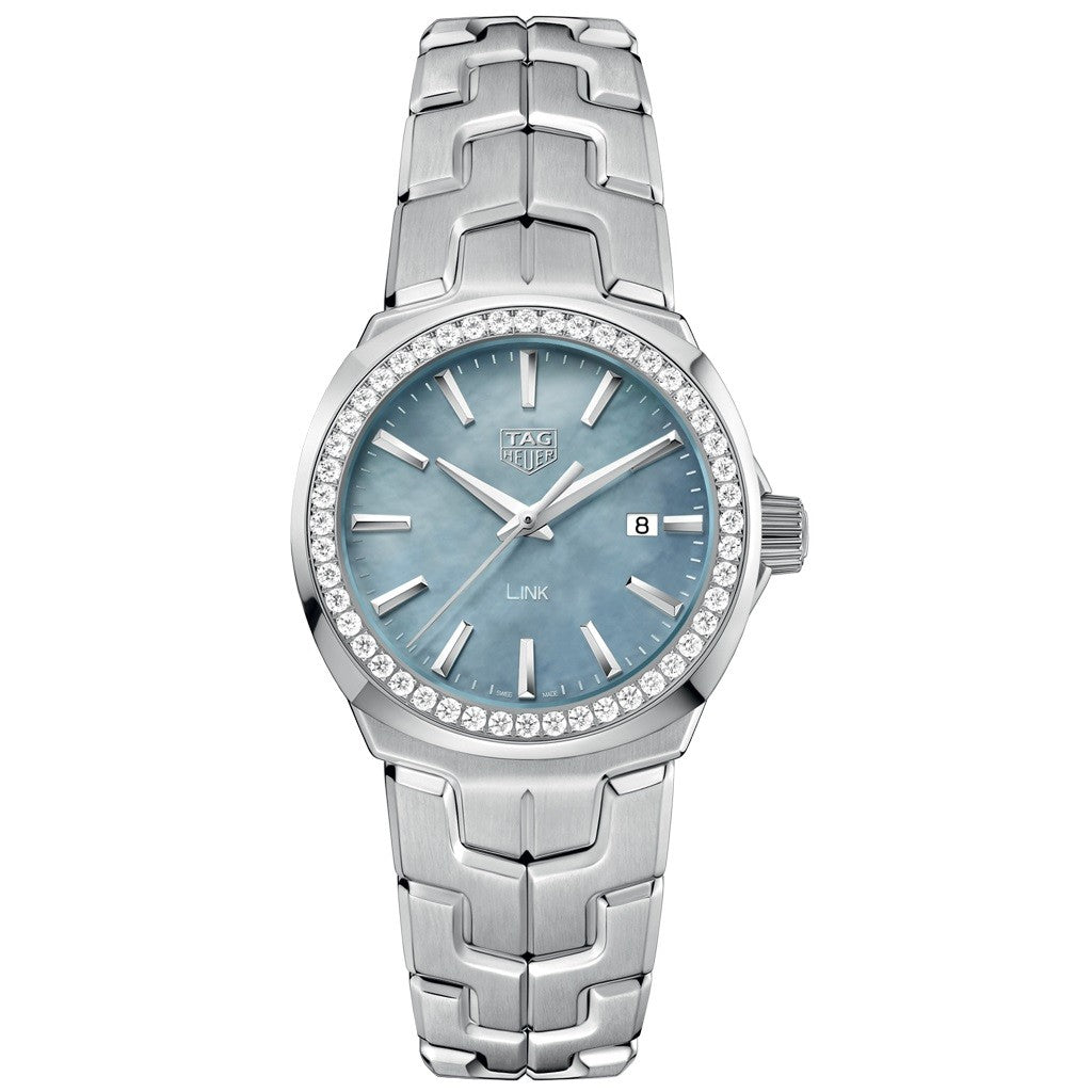 TAG HEUER Link Quartz Stainless Steel Mother-Of-Pearl Dial Ladies Watch WBC1315.BA0600